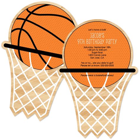 Aliexpress.com : Buy 12PCS Basketball Theme Invitations Card Party ...