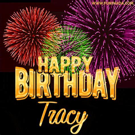 Happy Birthday Tracy GIFs for Her - Download on Funimada.com