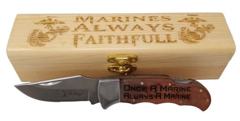 US Marine Corps Gifts for Him USMC Pocket Knife SEMPER Fi - Etsy