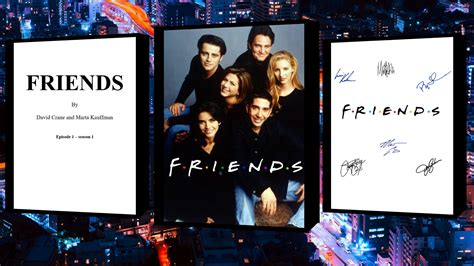 Friends Script/Screenplay With Poster And Autographs Signed | Etsy