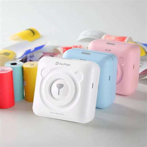 Wireless Bluetooth Pocket Mobile Photo Printer Portable Printer POS ...