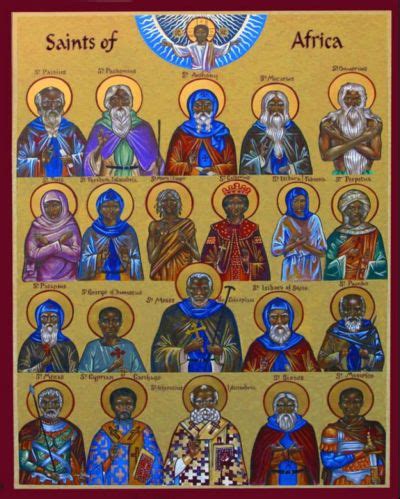 ORTHODOX CHRISTIANITY THEN AND NOW: An Icon of the Saints of Africa