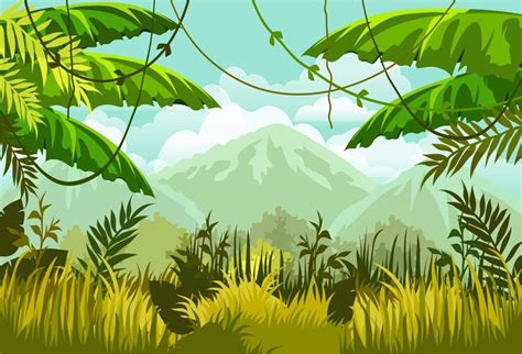 Rainforest Clipart Jungle Theme Cartoon 2032819 Hd Wallpaper | Images ...