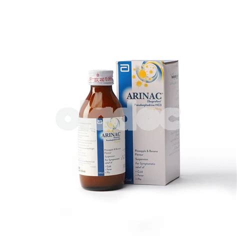 Arinac Tablet 200mg/30mg - Uses, Side Effects, Price in Pakistan | oladoc.com