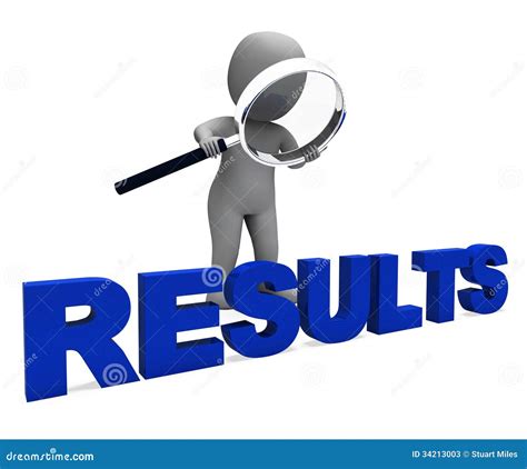 Results Character Shows Improvement Result or Outcome Stock Illustration - Illustration of ...