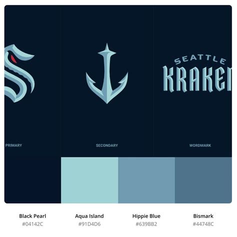 Seattle Kraken colors | Kraken, The originals, Google images