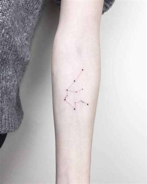 45 Awesome Aquarius Constellation Tattoo Designs With Meaning