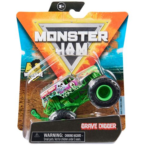 Monster Jam 1:64 Grave Digger Monster Truck, Legacy Trucks Series ...