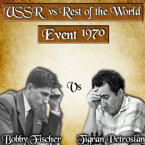 USSR vs Rest of the World | Fischer vs Petrosian 1970 | USSR vs Rest of ...