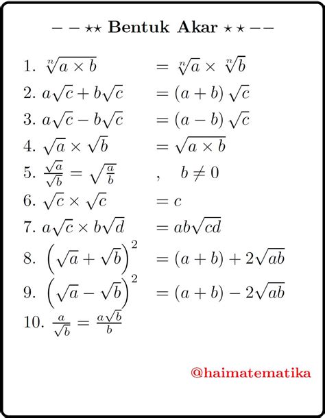 Contoh Bentuk Akar - 54+ Koleksi Gambar