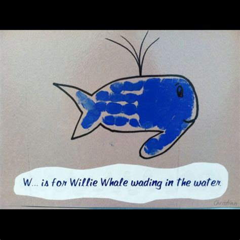 Whale Handprint Craft