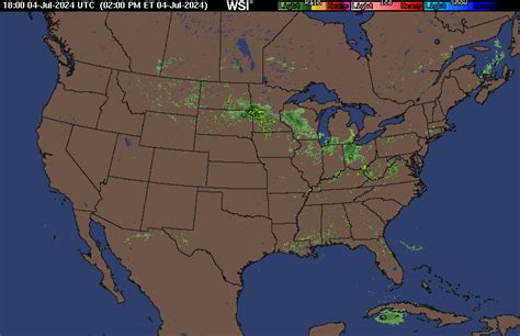 United States Rainfall Radar loop