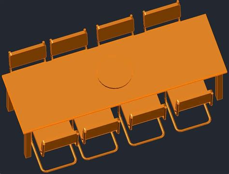 Dining Table Top View Furniture Model Plan Detail Dwg - vrogue.co