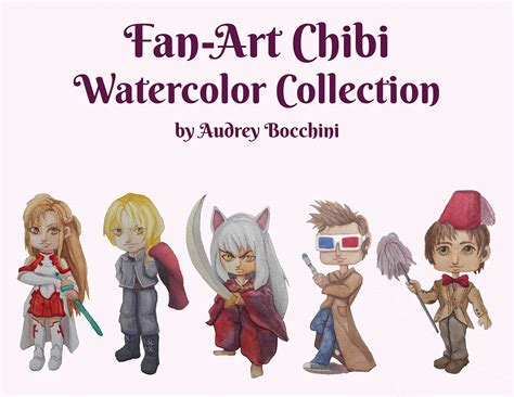 Fan Art chibi Watercolor Collection on Behance