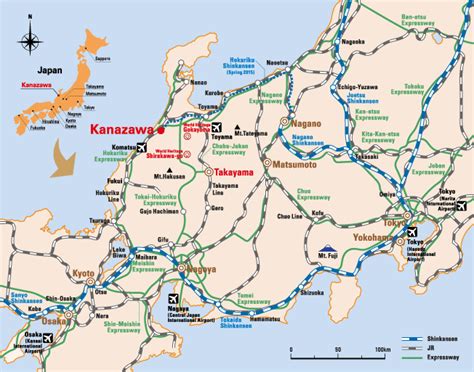 :: Kanazawa Tourist Information Guide :: | Tourist information, Kanazawa, Japan map