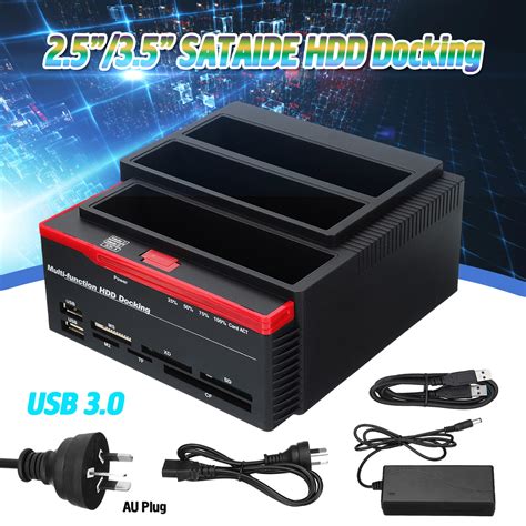 External Triple SATA IDE HDD Docking Station 2.5''/3.5''Hard Drive ...