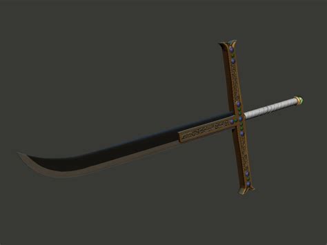 3D file One Piece Mihawk Sword live action 🗡️ ・3D print design to ...