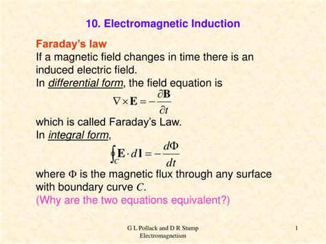 PPT - 10. Electromagnetic Induction PowerPoint Presentation, free ...