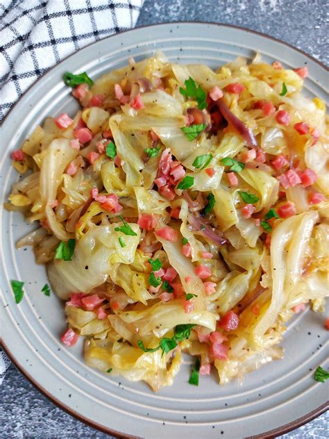 Easy Keto Fried Cabbage with Bacon Recipe