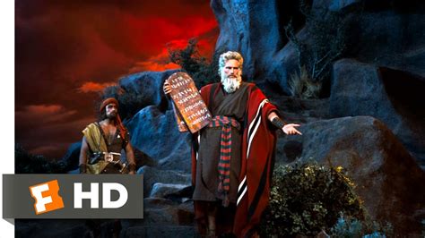 The Ten Commandments (7/10) Movie CLIP - Moses Presents the Ten ...