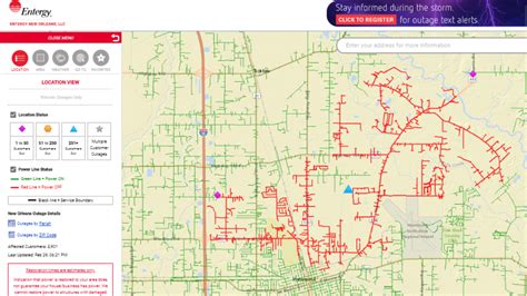 Entergy Power Outage Map Louisiana - Oconto County Plat Map