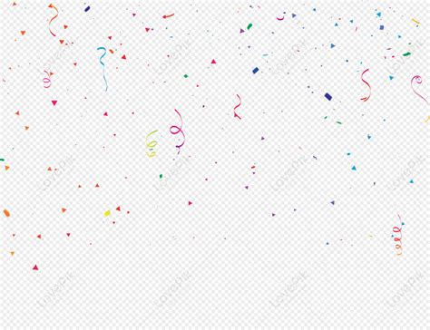 Birthday Confetti Background Png