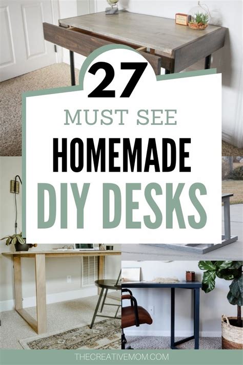 27 Amazing DIY Homemade Desk Ideas With Tutorials