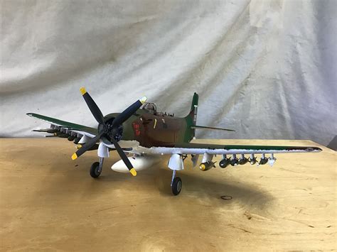 A1J AD7 Skyraider Aircraft -- Plastic Model Airplane Kit -- 1/32 Scale ...