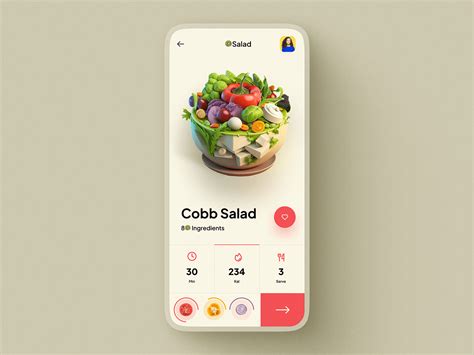 Fresh Mix: A Salad App for Healthy Eating on Behance