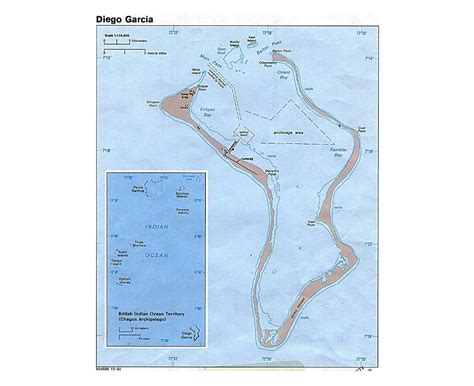 Maps of Diego Garcia | Collection of maps of Diego Garcia island | British Indian Ocean ...