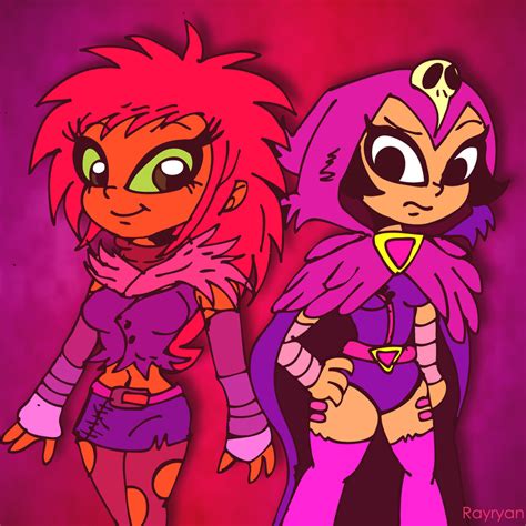 40 40 20 Starfire and Raven by Rayryan90 on DeviantArt