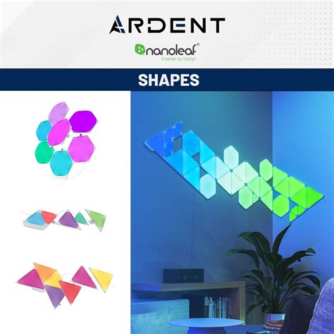 Nanoleaf Shapes Modular Smart Light Panels – Gear Up! Store