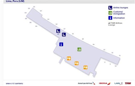 Lima Peru Airport Map