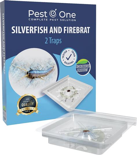 Silverfish and Firebrat Trap Pre-Baited Monitoring Trap for Silverfish ...