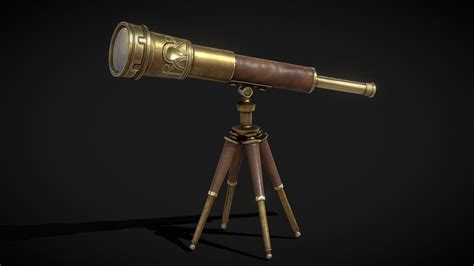 Antique Telescope - low poly - Buy Royalty Free 3D model by Karolina Renkiewicz ...