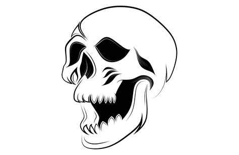 Tattoo Tribal Skull Vector Art Graphic by etinurhayati0586 · Creative ...