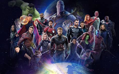 1680x1050 Resolution Avengers Infinity War 2018 All Characters Fan ...