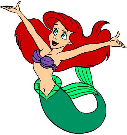 Dive into Creativity with Disney Mermaid Cliparts