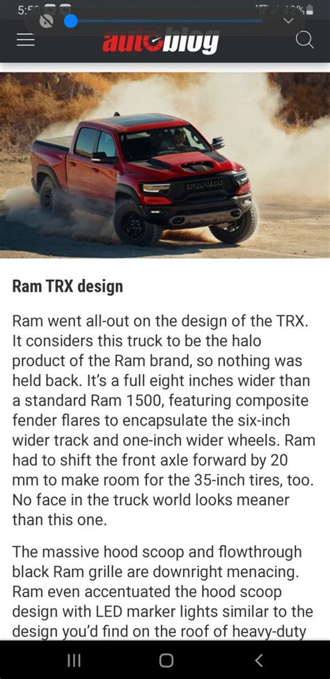 New Ram TRX - General Discussion - Oliver Owner Forums