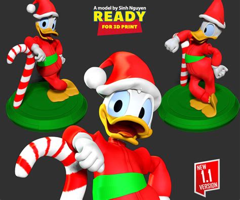 ArtStation - Donald Duck - Christmas | Resources