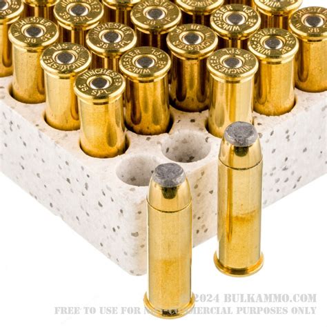 50 Rounds of Bulk .38 Special Ammo by Winchester - 125gr JSP