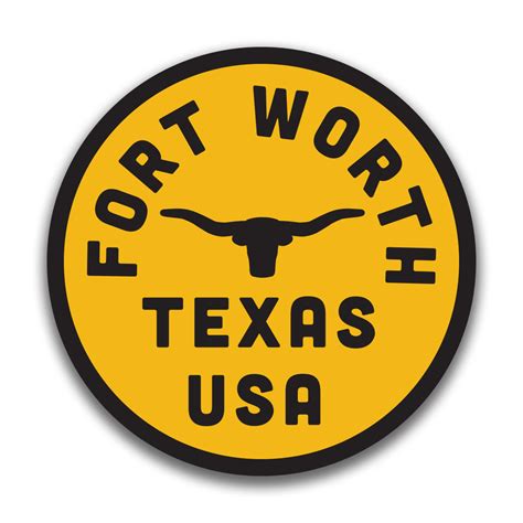 Fort Worth Texas USA - Sticker – Fort Worth Locals