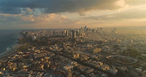 Tel Aviv Skyline from Drone. Stock Footage Video (100% Royalty-free) 1017191164 | Shutterstock