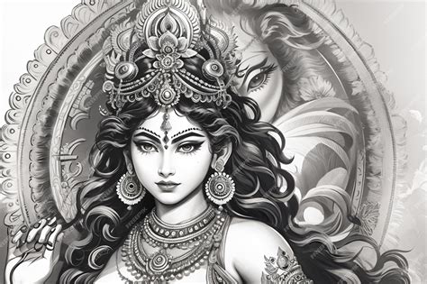 Premium AI Image | Goddess Durga Devi