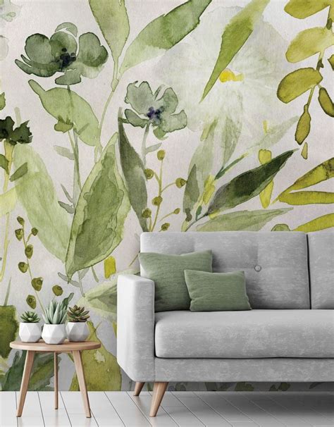 Floral wallpaper is back and it's so contemporary! Check out this ...