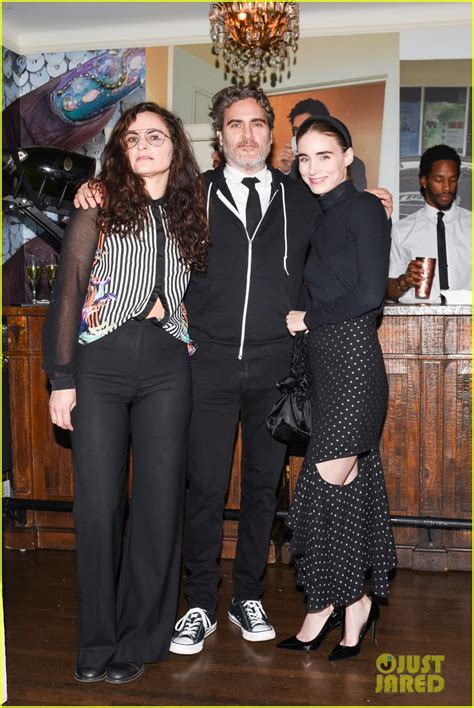 Joaquin Phoenix & Fiancee Rooney Mara Couple Up at W Magazine's Pre ...