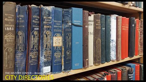 Visit the Broome County History Center at the BC Library, 2nd floor. A ...