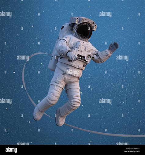 Astronaut Floating In Space