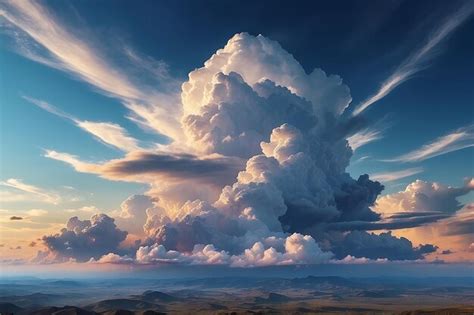 Premium AI Image | Amazing beautiful sky with clouds