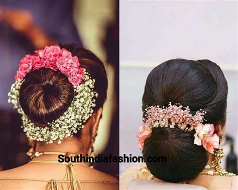 Indian Wedding Bun Hairstyle With Flowers and Gajra!